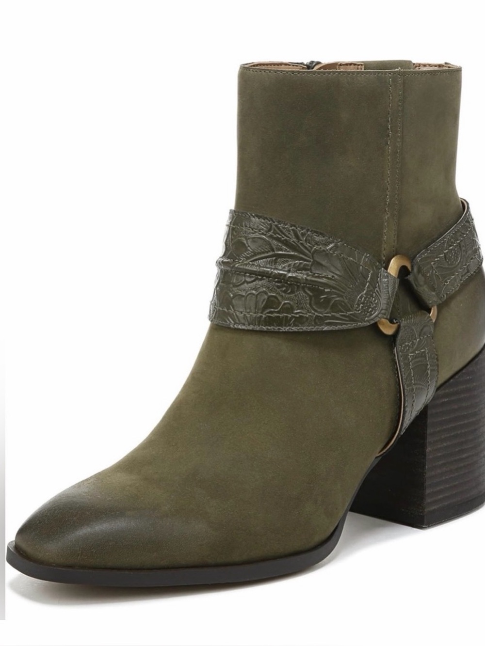Vionic Women's Size 10 Olive Green Vienna Carnelia Above Ankle Boot-